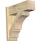Ekena Millwork Balboa Block Rough Sawn Outlooker, Douglas Fir, 8"W x 24"D x 24"H OUT08X24X24BOA05RDF - alternate 1